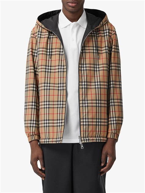 burberry reversible vintage check jacket|Vintage check.